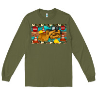 Army Green bulldozer sippy Long Sleeve Tee - Artiststas