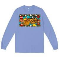 Colony Blue bulldozer sippy Long Sleeve Tee - Artiststas