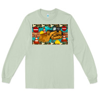Matcha bulldozer sippy Long Sleeve Tee - Artiststas
