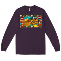 Plum bulldozer sippy Long Sleeve Tee - Artiststas