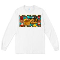 White bulldozer sippy Long Sleeve Tee - Artiststas