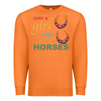 Carrot Just a Girl Who Loves Horses Premium Sweatshirt - Bettercallsaul