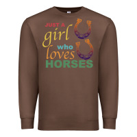 Chestnut Just a Girl Who Loves Horses Premium Sweatshirt - Bettercallsaul