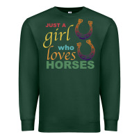 Sports Green Just a Girl Who Loves Horses Premium Sweatshirt - Bettercallsaul