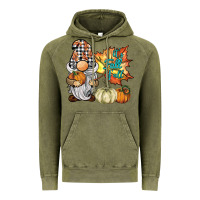 Vintage Olive it's fall y'all gnome Vintage Hoodie - BarkalooDesign