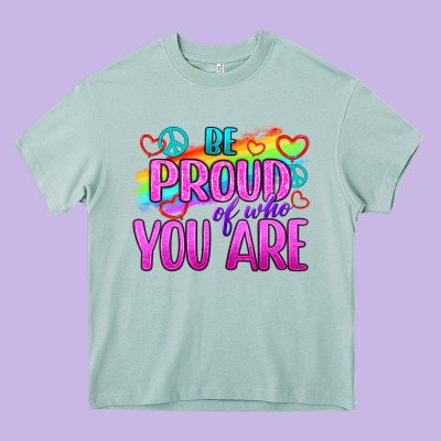 Be Proud Of Who You Are Heavy Core Tee Designed By Bundleandbundleshop