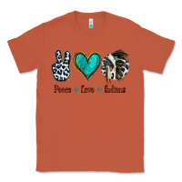 Copper Peace Love Indians Classic Tee - Jasminsmagicworld