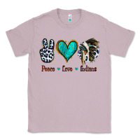 Lilac Peace Love Indians Classic Tee - Jasminsmagicworld