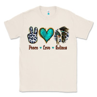 Natural Peace Love Indians Classic Tee - Jasminsmagicworld