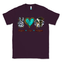 Plum Peace Love Indians Classic Tee - Jasminsmagicworld