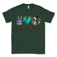 Sports Green Peace Love Indians Classic Tee - Jasminsmagicworld
