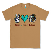 Toasted Coconut Peace Love Indians Classic Tee - Jasminsmagicworld