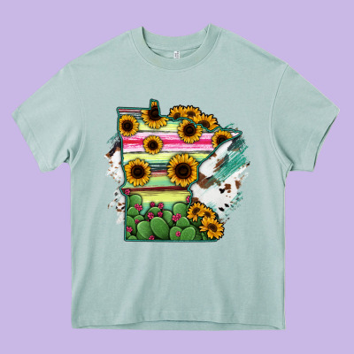 Minnesota State Map Heavy Core Tee Designed By Ranaportraitstore
