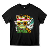 Black Minnesota State Map Heavy Core Tee - RanaPortraitStore