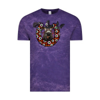 Cloud Purple halloween donkey Vintage Tee - SublimationCraftShop
