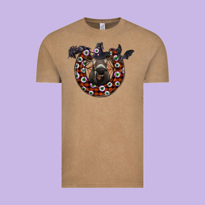 Halloween Donkey Vintage Tee Designed By Sublimationcraftshop