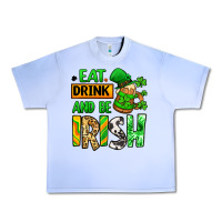 Grape Ice Eat drink and be Irish St. Patrick's Urban Heavy Tee - LillyAllenDesigns
