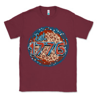 Burgundy Est. 1776 Classic Tee - FaDigitalArtStudio