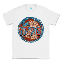 White Est. 1776 Classic Tee - FaDigitalArtStudio