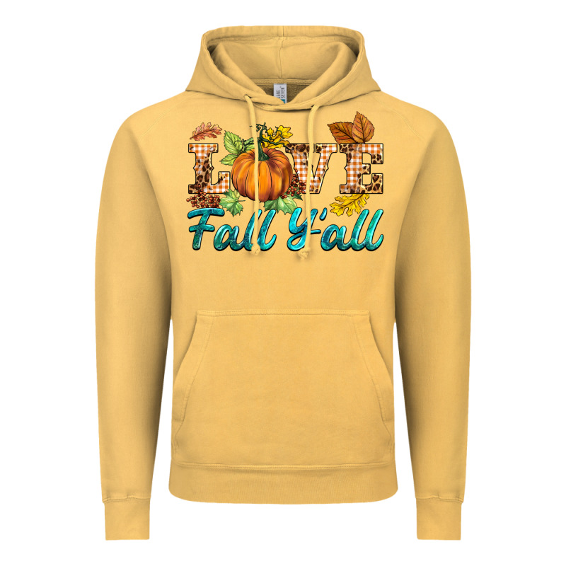 Love Fall Y'all Vintage Hoodie by BarkalooDesign | Teevron