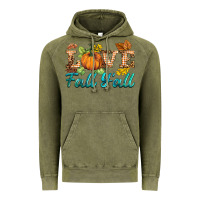 Vintage Olive love fall y'all Vintage Hoodie - BarkalooDesign