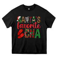 Black Santa's Favorite Cna Heavy Core Tee - BundleAndBundleShop