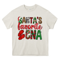 Cream Santa's Favorite Cna Heavy Core Tee - BundleAndBundleShop