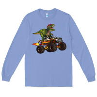 Colony Blue monster truck and t rex dinosaur Long Sleeve Tee - Artiststas