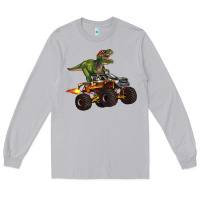 Moon Dust monster truck and t rex dinosaur Long Sleeve Tee - Artiststas