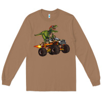 Toasted Coconut monster truck and t rex dinosaur Long Sleeve Tee - Artiststas