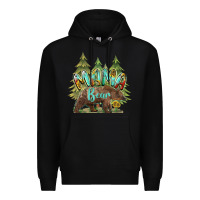 Black mama bear trees Premium Hoodie - BarkalooDesign