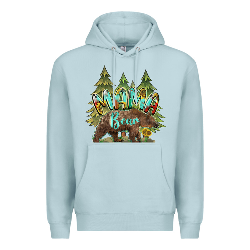 Mama Bear Trees Premium Hoodie by BarkalooDesign | Teevron