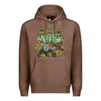 Chestnut mama bear trees Premium Hoodie - BarkalooDesign