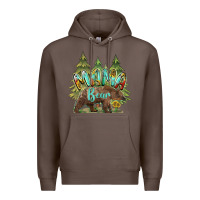 Coffee mama bear trees Premium Hoodie - BarkalooDesign
