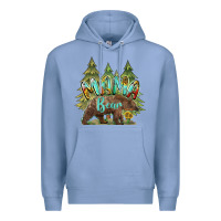 Colony Blue mama bear trees Premium Hoodie - BarkalooDesign