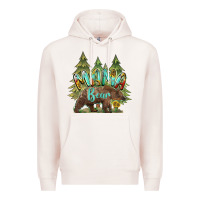 Pale Pink mama bear trees Premium Hoodie - BarkalooDesign