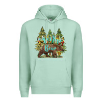 Seafoam mama bear trees Premium Hoodie - BarkalooDesign