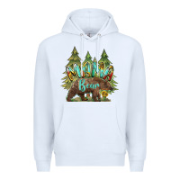 White mama bear trees Premium Hoodie - BarkalooDesign