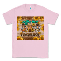 Bubblegum Pink coffee time gnomies Classic Tee - BarkalooDesign
