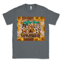 Charcoal Heather coffee time gnomies Classic Tee - BarkalooDesign