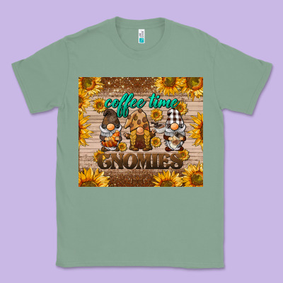 Coffee Time Gnomies Classic Tee Designed By Barkaloodesign
