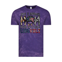Cloud Purple just a regular mom trying not to raise liberals Vintage Tee - CowhideDigitalArt