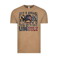 Vintage Coffee just a regular mom trying not to raise liberals Vintage Tee - CowhideDigitalArt