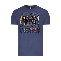 Vintage Denim just a regular mom trying not to raise liberals Vintage Tee - CowhideDigitalArt