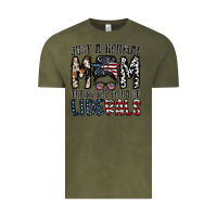 Vintage Olive just a regular mom trying not to raise liberals Vintage Tee - CowhideDigitalArt