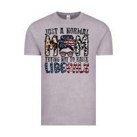 Vintage Zinc just a regular mom trying not to raise liberals Vintage Tee - CowhideDigitalArt