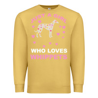 Antique Gold Just A Girl Who Loves Whippets Premium Sweatshirt - Bettercallsaul