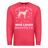 Cardinal Just A Girl Who Loves Whippets Premium Sweatshirt - Bettercallsaul