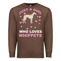 Chestnut Just A Girl Who Loves Whippets Premium Sweatshirt - Bettercallsaul