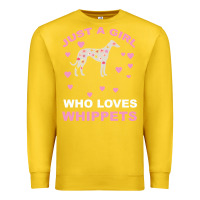 Lemon Just A Girl Who Loves Whippets Premium Sweatshirt - Bettercallsaul
